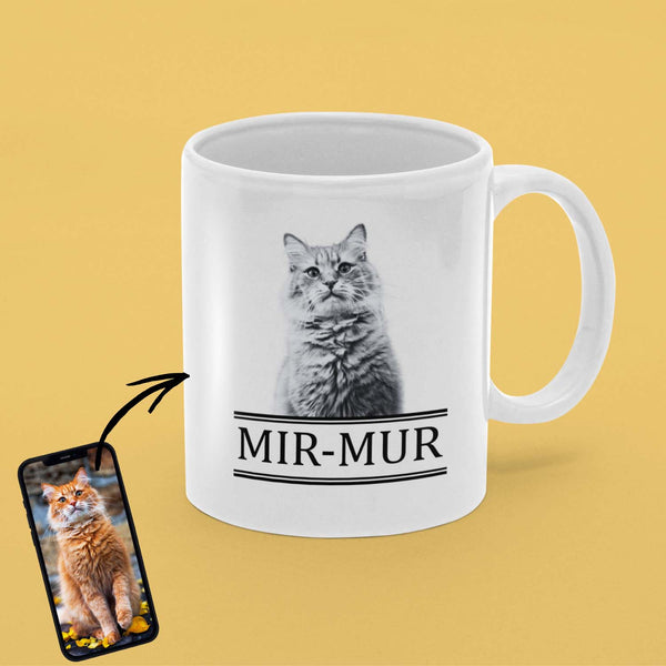 Kerámia bögre - Színes képpel