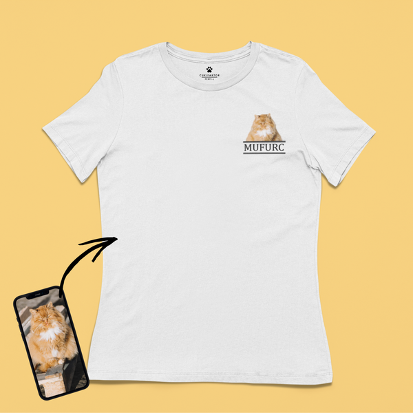 Környakú póló - Mellkas színes kép - Saját fotóval