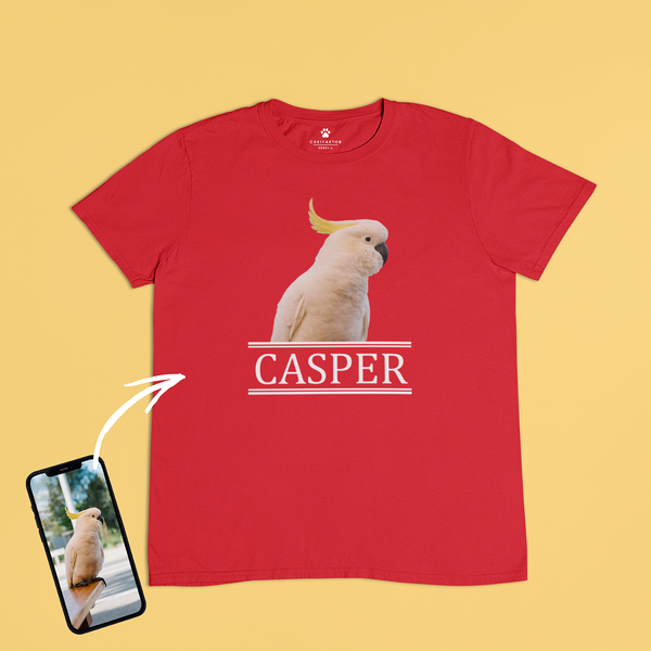 Környakú póló - Nagy színes kép - Saját fotóval