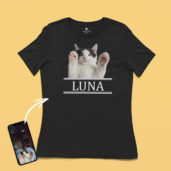 Környakú póló - Nagy színes kép - Saját fotóval