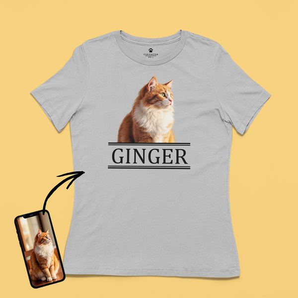 Környakú póló - Nagy színes kép - Saját fotóval