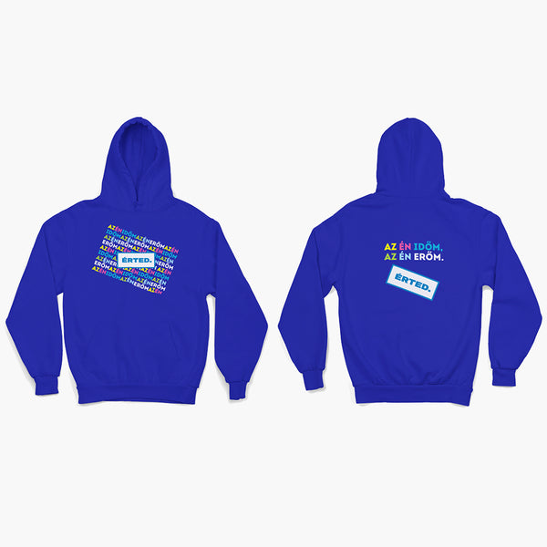 AOSZ - Unisex kapucnis pulóver - Az én időm, az én erőm