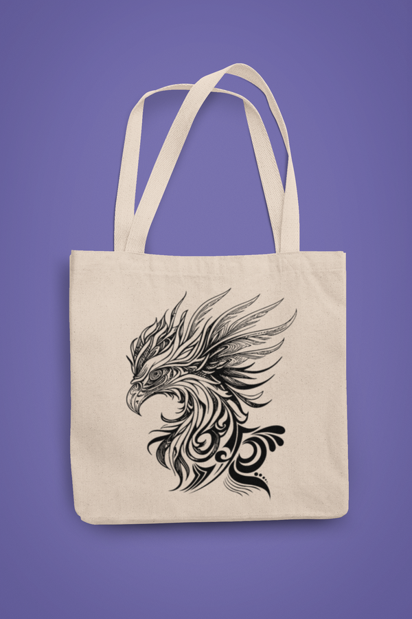 Tetovált főnix vászontáska