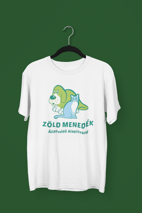 Zöld Menedék logó póló